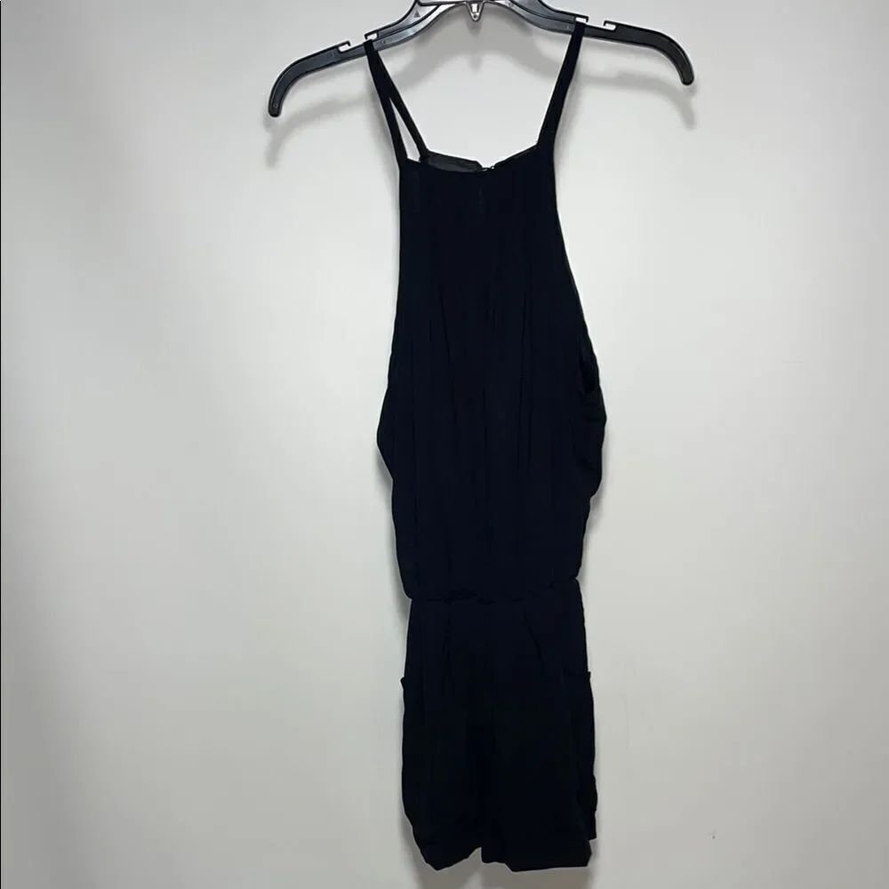 Stylish Black Sleeveless romper